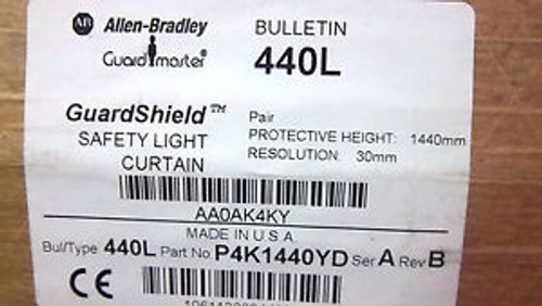 ALLEN BRADLEY SAFETY LIGHT CURTAIN PAIR 440L-P4K1440YD NEW SEALED 440LP4K1440YD