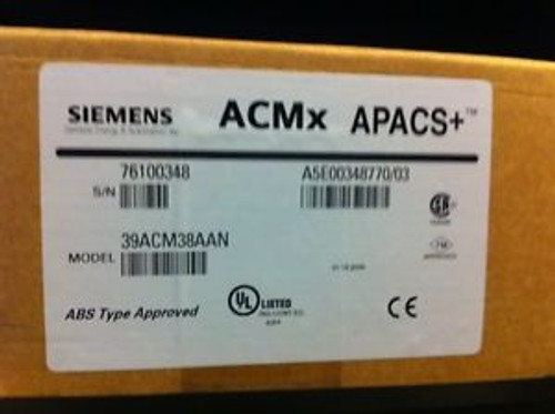 SIEMENS MOORE 39ACM38AAN -- APACS+ ACMX ADVANCED CONTROL MODULE