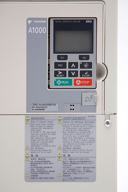 YASKAWA A1000 AC DRIVE  CIMR-AU4A0088FAA  400V 3PHASE 88A/75A