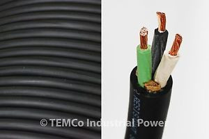 10/3 SOOW SO Cord 50 ft HD USA Portable Outdoor Indoor 600 V Flexible Wire cable