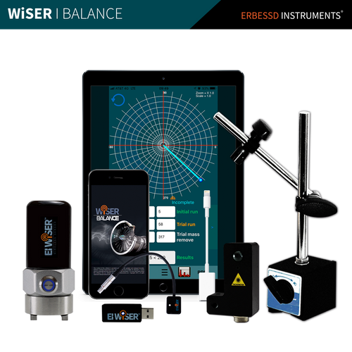 Vibration Analyzer and Balancer, ODS Analysis Erbessd Instruments DigivibeMX M30