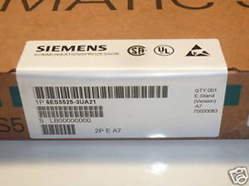 SIEMENS 6ES5525-3UA21 PROCESSOR 6ES55253UA21 New FS