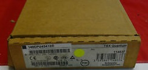 140CPU43412 FACTORY NEW Modicon CPU 140-CPU-434-12 140CPU43412R