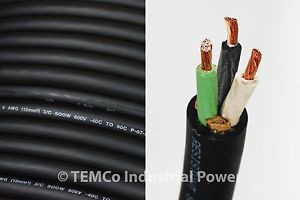 6/3 SOOW SO Cord 30 ft HD USA Portable Outdoor Indoor 600 V Flexible Wire cable