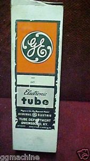 NOS GENERAL ELECTRIC Tube # NL-643 Glass Power Tube,ELOX EDM REPAIR,7927, 643