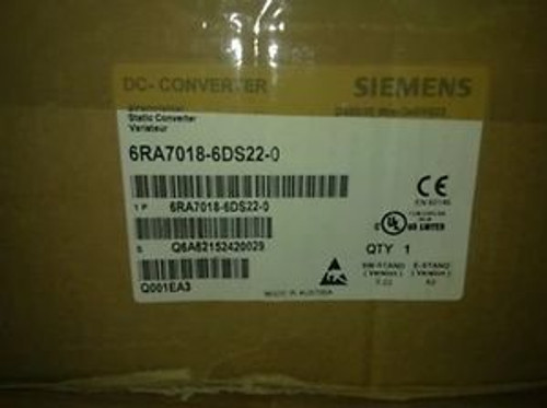 NEW IN BOX SIEMENS PLC 6RA7018-6DS22-0