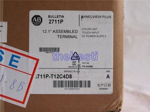 New Factory Seal  AB Allen Bradley 2711P-T12C4D8 PanelView Plus 2711PT12C4D8