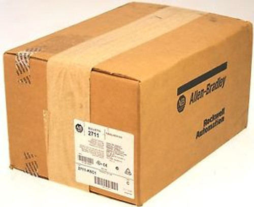 NEW SEALED ALLEN BRADLEY PANELVIEW 600 2711-K6C1 SER C FRN 4.46 REMOTE I/O RS232