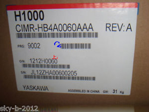 New Yaskawa Inverter CIMR-HB4A0060AAA 22KW 380V new in box