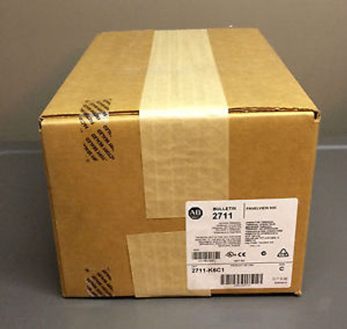 NEW SEALED 2711-K6C1 /C FRN 4.46 Allen Bradley PanelView 600 Color RS232 I/O