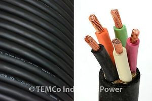12/5 SOOW SO Cord 100 ft HD USA Portable Outdoor Indoor 600V Flexible Wire cable