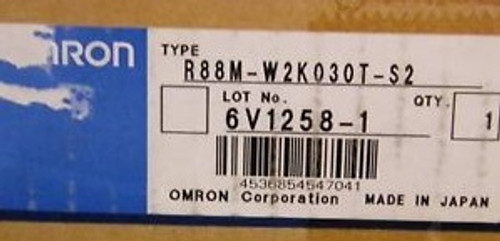 OMRON AC SERVO MOTOR R88M-W2K030T-S2  R88M W2K030T NEW