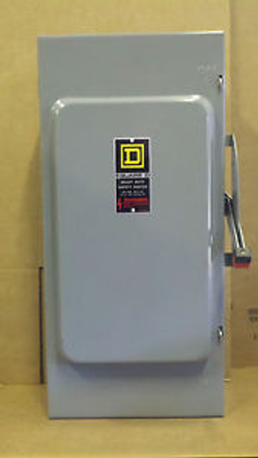 NEW SQUARE D 200 AMP 600 Volt HU364 Disconnect Switch 3 phase service rated
