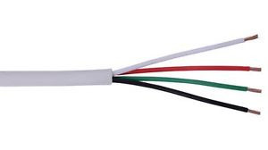 1000 18-4 Security Cable Shielded CL3P PVC Insulated UL Type