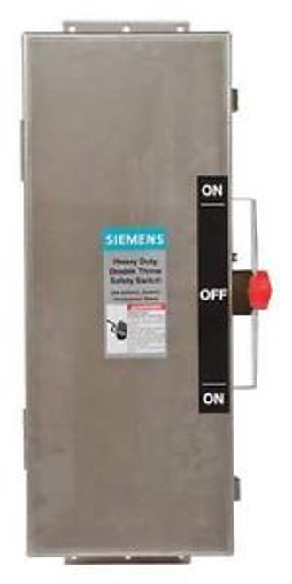 SIEMENS DTNF361S Safety Switch,30A,600VAC,3PH