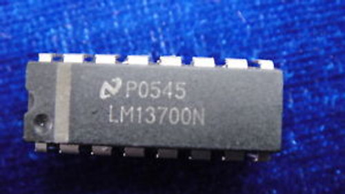 100pcs,Dual OP Amplifier LM13700 / LM13700N ICS Chip