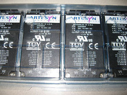 ARTESYN 22926600 DC TO DC 36-60V IN@9.8A/5V@25A-3.3V@30A FULL BRICK NEW QTY-1