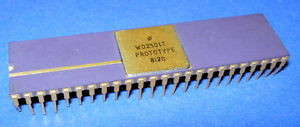 LSI WD2501T WD Prototype IC Gold 48-Pin DIP Rare