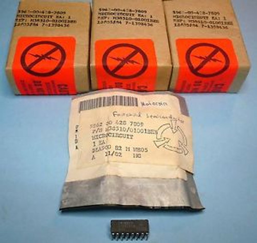 4 Motorola JM38510/01001BEB Mil-Spec Digital Microcircuit IC 16-Pin 8212A New