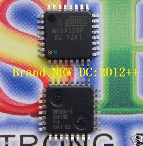 50PCS  Original New AMEGA328P AU ATMEGA328P-AU MEGA328P AU SMD 32TQFP IC Chip