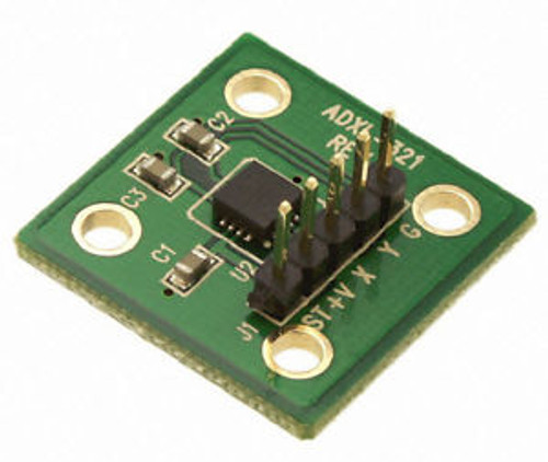 ADXL321, Evaluation Board, Dual Axis ±18 g Accelerometer, EVAL, Qty 1