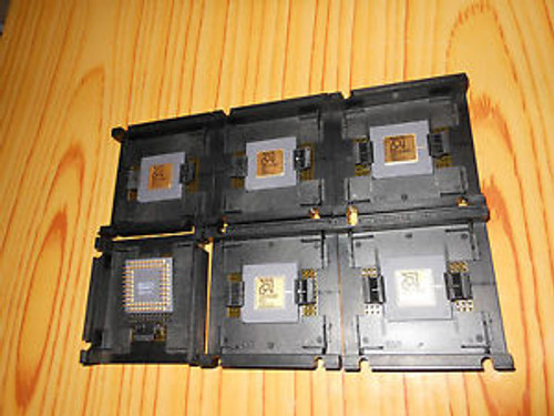 6 x AMD AM29C660 AGC PGA Rare GOLD Vintage 29C660 NOS