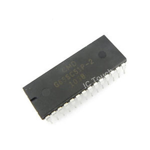 25pcs G65SC51P-2 IC CMOS Communications Interface Adapter CMD IC PDIP-28