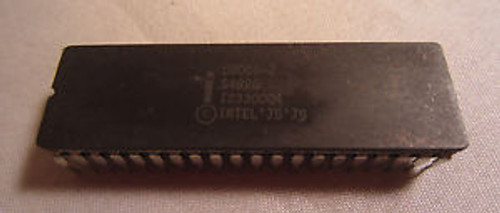 Vintage Intel Copyright 1978-79 D8086-2 S4820 I2330004  Processor Ic Chip 40 Pin