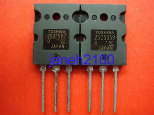 10pair 2SA1987 & 2SC5359, A1987 & C5359 Audio Transistor Hi-Fi NEW