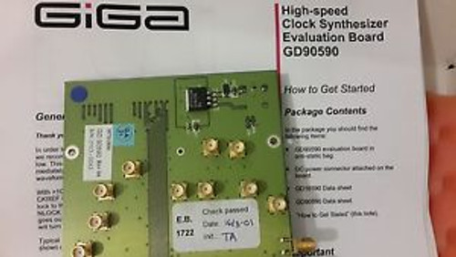 1x GIGA GD90590 EVB , HIGH SPEED CLOCK SYNTHESIZER EVALUATION BOARD