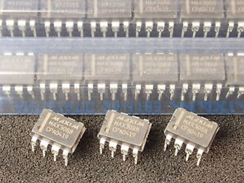 Qty 97: Maxim MAX3088CPA RS-422/RS-485 Interface IC Fail-Safe 10Mbps 8-Pin Dip