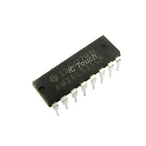 50pcs AM26LS31CN IC Quad Differential Line Driver Texas Instruments IC PDIP-16