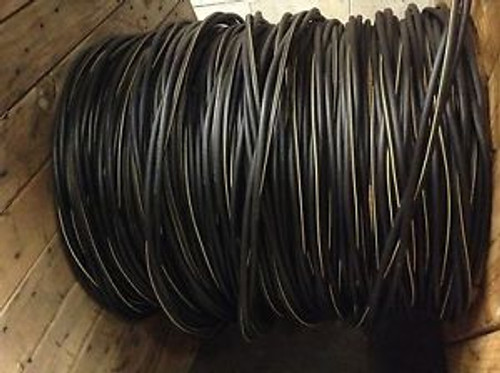 350 Aluminum URD Tulsa 4-4-4-4 Cable burial quadruplex 600Voltage USA BLack