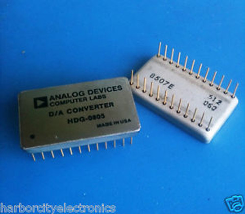 HDG-0805 ANALOG DEVICE DIGITAL TO ANALOG CONVERTER 24 PIN DIP GOLD