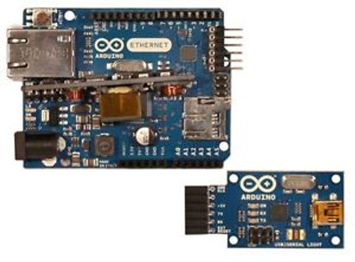 Arduino Ethernet with (PoE) Module + USB-to-Serial Adapter Board