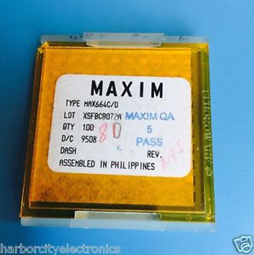 MAX664C/D MAXIM IC WAFER DIE PACKAGE MAX664C 80/units