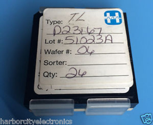 TLD23167 HARRIS SEMICONDUCTOR WAFER DIE PACKAGE D23167 26/units