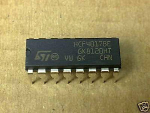 500 pcs CD4017 4017 HCF4017 DECADE COUNTER DIVIDER