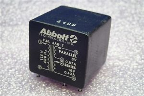 ABBOTT 4A8-7 TRANSFORMER NEW OLD STOCK NOS UNUSED