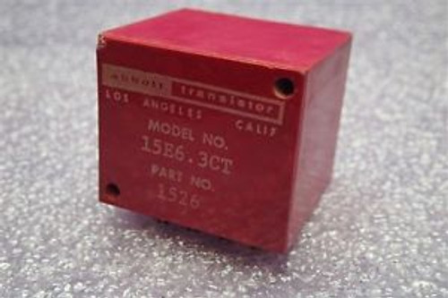 ABBOTT 15E6.3CT TRANSFORMER RED NEW OLD STOCK NOS UNUSED