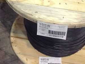 1000 18/6 18 Gauge 6 Cond. ER 600Voltage THHN TFFN Insulation PVC Jacket Wire