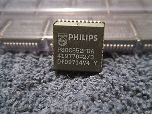 Philips P80C652FBA CMOS single-chip 8-bit microcontroller =42pcs NEW