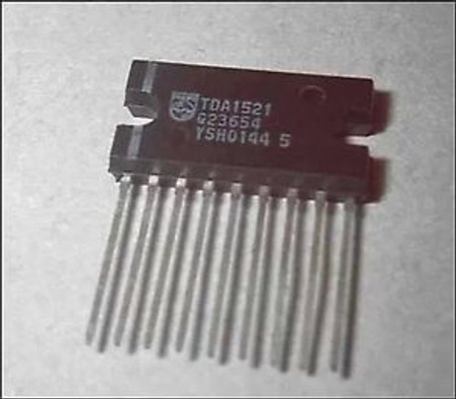 TDA1521 Audio Amplifier Circuit, Dual, 9 Pin, Plastic (30 PER)