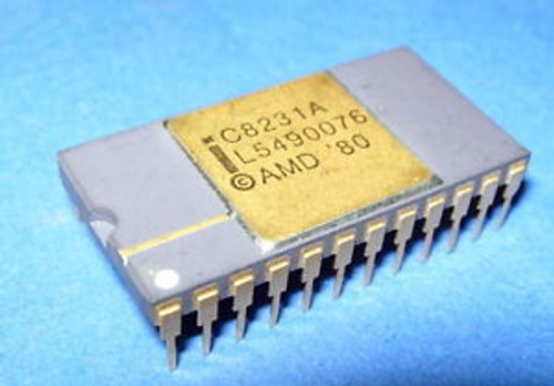 ALU C8231A Intel CoProcessor Vintage Gold Ceramic
