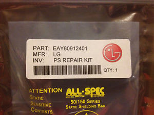 LG Power Supply Repair Kit EAY60912401 for 42PJ models [repairs clicking noise]