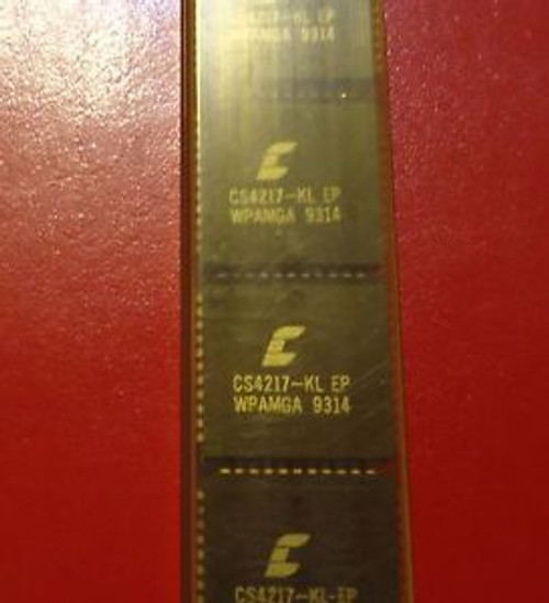 57 CRYSTAL # CS4217-KL EP IC 16-BIT MULTIMEIDA STEREO AUDIO CODED 22-PIN PLCC