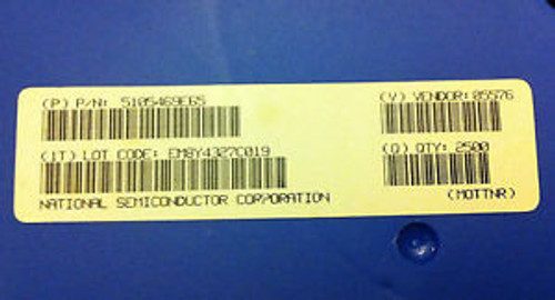 2500 NSC LP2951CM IC REG LDO ADJ 0.1A 8SOIC NEW ICs on Factory Reel