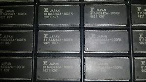 30x FUJI MB811643242A-100FN , 2M X 32 SYNCHRONOUS DRAM 54 ns, PDSO-86, OBSOLETE