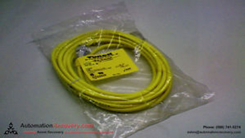 TURCK RSM RKM 40-5M 4 POLE DOUBLE ENDED STRAIGHT 5 METER CORDSET, NEW