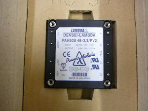 LAMBDA PAH50S 48-3.3/PV2  3.3V 11.7A 38.6W  DC-DC CONVERTER NEW